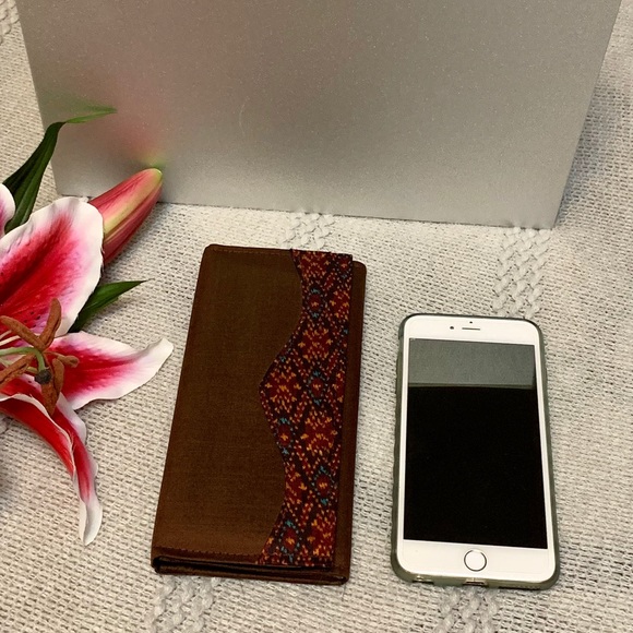 Natural Silk cotton wallet ✨💖 - Picture 2 of 6